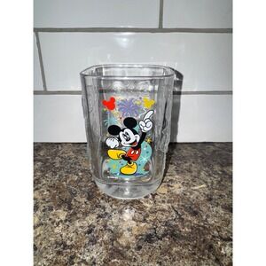 Disney Walt Disney World 2000 Mickey Mouse McDonald's Glass Tumbler Collectible